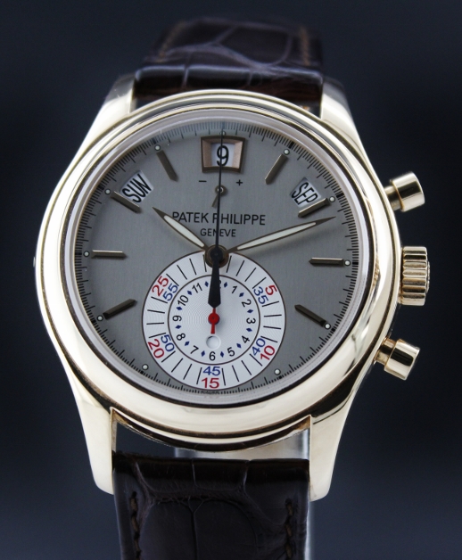 (image for) LIKE NEW PATEK PHILIPPE 5960R ANNUAL CALENDAR CHRONOGRAPH 18K ROSE GOLD AUTOMATIC WATCH